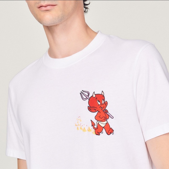 Sandro x Hot stuff t shirt - Picture 1 of 5